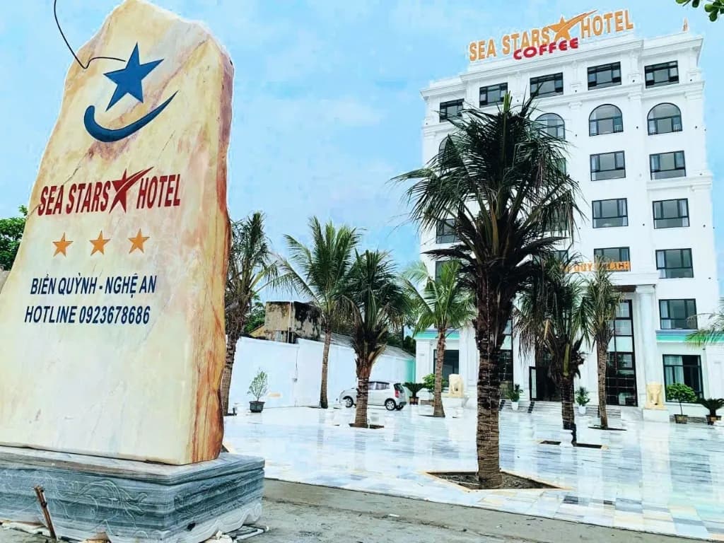 Sea stars hotel bien quynh san khuon vien tại Sea Stars Hotel Biển Quỳnh, biển Quỳnh, Nghệ An