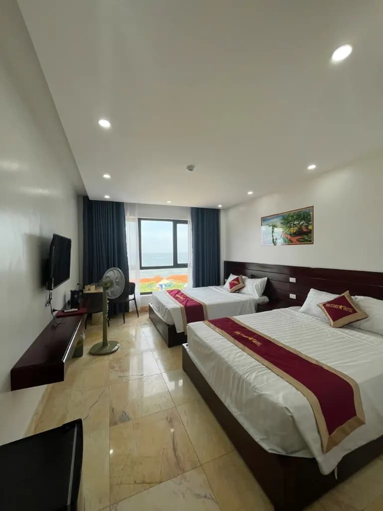 Sea stars hotel bien quynh phong view bien tại Sea Stars Hotel Biển Quỳnh, biển Quỳnh, Nghệ An